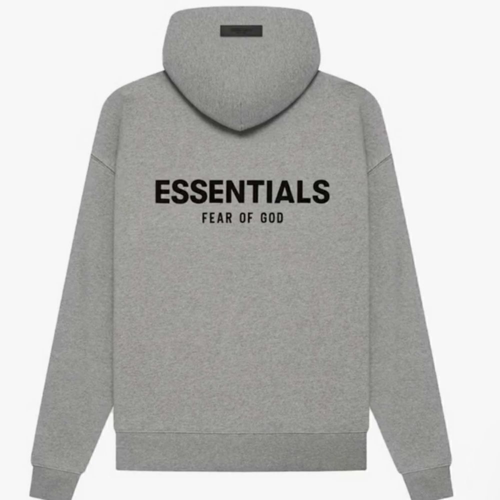 Fear of God Essentials Hoodie Dark Oatmeal (SS22) size Medium NWT unisex